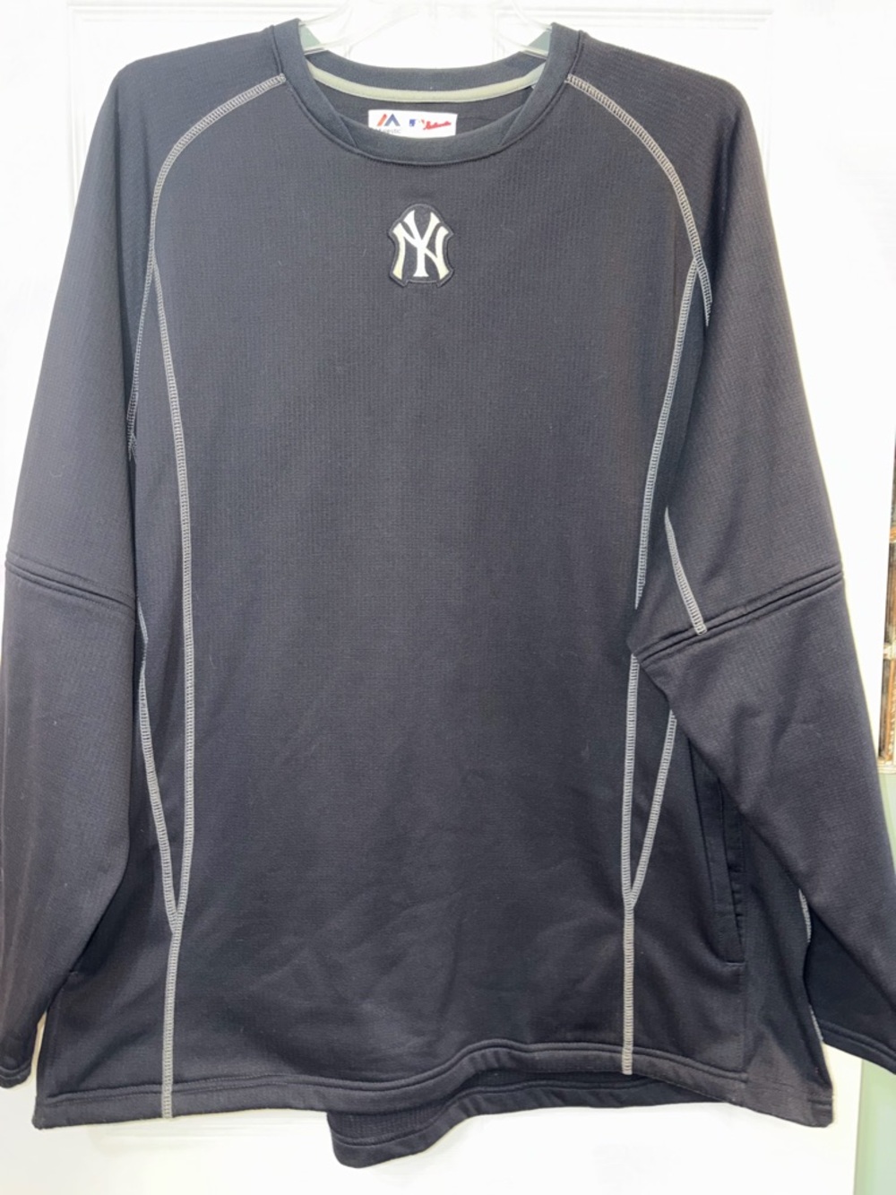 New York Yankee Navy Blue MLB Crewneck Pullover
